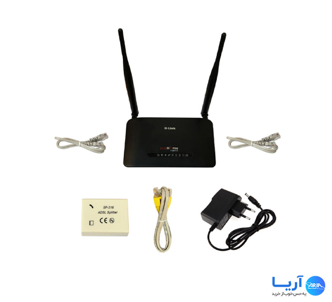قیمت و خرید مودم روتر ADSL2 Plus بی‌ سیم  دی-لینک مدل DSL-2740U | فروشگاه آریا